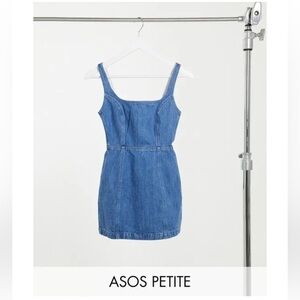 ASOS design denim dress size 8 petite
